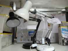 *One Black, One White Anglepoise Lamps