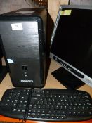 *Zoostorm Desktop PC with Monitor, Keyboard and Mouse