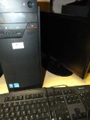 *Lenovo Desktop PC with Windows 8 OS, Monitor and Keyboard