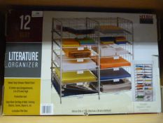 *Twelve Slot Literature Organiser