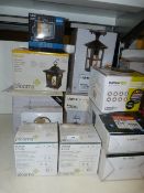 *Assorted Exterior Lights Including Solar Lanterns, Decking Lights, etc.