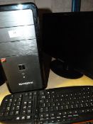 *Zoostorm Desktop PC with Monitor and Keyboard