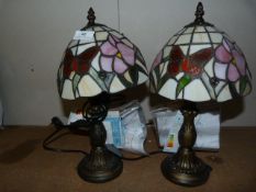*Pair of Tiffany Style Table Lamps