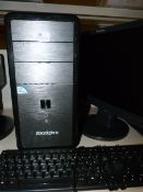 *Zoostorm Desktop PC with Monitor and Keyboard