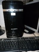 *Zoostorm Desktop PC with Monitor and Keyboard