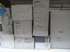 *Eight Assorted Light Fittings