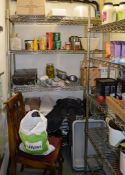 1 x Stainless Steel Commercial Kitchen Shelving Units - H182 x W120/150 x D60 cms - CL150 -