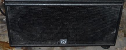 1 x Martin Audio AQ210 Professional Ultra Compact Dual Driver Vented Sub Bass Speaker - Features 2 x