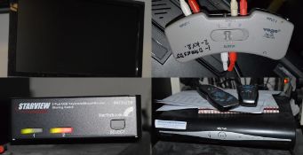 1 x Assorted Lot - Includes AOC Widescreen Monitor, Starview 2 Port USB Keyboard/Mouse/Monitor