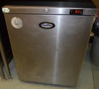 1 x Foster Stainless Steel Undercounter Chiller Fridge - H82 x W60 x D60 cms - CL150 - Location: