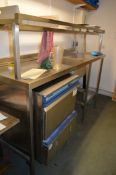 1 x Winterhalter Gastronom GS29 Glass Pot Washer With Stainless Steel Wash Bench - H158 x W200 x D65