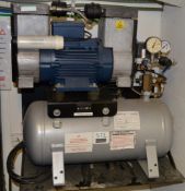 1 x Durr-Technik A200 Oil Free Compressor - H64 x W60 x D40 cms - CL150 - Ref BC011 - Location: