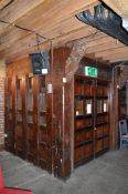 1 x Vestibule Door Entrance - Beautifully Crafted With Glass Panels - H250 x W214 x D235 cms - Ref