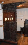 1 x Decorative Gothic Room Partion - Full of Charactor, Native Indians and Cherub Faces - H230 x W87