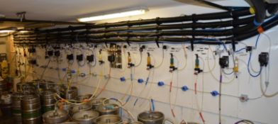 Assorted Collection of Beer Cellar Accessories Including Beer Pumps, Gas Pumps, Syrup Pumps,