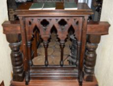 1 x Antique Church Lecturn - Church Reclamation - H105 x W120 x D40 cms - CL150 - Location: Canary