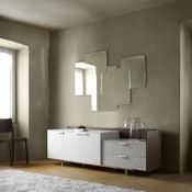 1 x LIGNE ROSET Biscuit Mirror - Dimension: H107 x W150cm - Ref: 3533558 - CL087 - Location:
