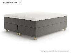 1 x JENSEN Supreme Topper - Size: Super King 180X200 - Clr Ss10 - Ref: 1562269 - CL087 - Location: