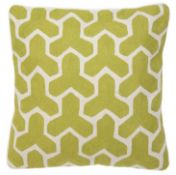 1 x EICHHOLTZ BV Lismore Lime Pillow / Cushion - 50x50cm - Ref: 4551302 - CL087 - Location: