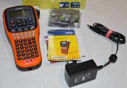1 x Brother PT-E100 P-Touch HandHeld Labelling Machine Label Printer - Boxed With Spare Print