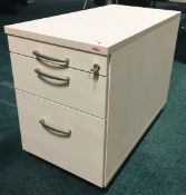 1 x Mikomax Three Drawer Pedestal - CL198 - Features File Drawer, Storage Drawer and Organiser -