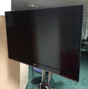 1 x LG Full HD Ready LCD Television - 42 Inch Screen Size - Includes Unicol Flat Panel Mobile