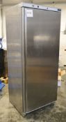 1 x Polar Freestanding Professional Refridgerator - 600Ltr - Stainless Steel - Model: CD032 -