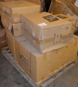 Assorted Bathroom Pallet Lot - Includes 10 x Avlo 630 1TH Sink Basins Without Pedestals, 1 x