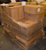 Pallet Lot of 22 x Vogue Bathrooms OPTIONS Single Tap Hole SINK BASINS - 580mm Width - Unused