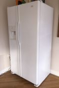 1 x White Admiral Double-Door American Fridge/Freezer No Vat - Excellent Working Condition - Size: