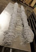2 x 1.2 Metre Fly Chains For Restaurants Or Butchers - Can Be Cut To Size - Dimensions: W192 x
