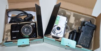5 x Various Digital Cameras - Includes Fuji Finepix - Please See The Pictures Provided - CL300 - Ref