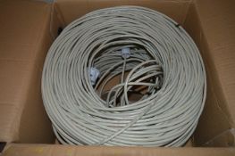 1 x Box of Sterling CAT5e UTP PVC 24AWG Cable - CL300 - Ref PC306 - Location: Atrincham WA14
