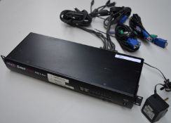 1 x Belkin OmniView Pro 8-Port PS/2 VGA KVM Rack Mountable Switch, F1D108-OSD - CL300 - Ref