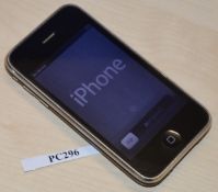 1 x Apple Iphone 3G 8GB Mobile Phone Handset - CL300 - Ref PC296 - Location: Altrincham WA14 -