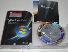 1 x Genuine Microsoft Windows Vista Ultimate Operating System With COA - Retail Version - CL300 -