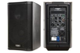 2 x QSC K8 1000w Lightweight Portable Powered Speakers With Legendary QSC Amplifier Power and