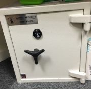 Safe - Measurements 43 x 43 x height 48cm (With Keys) - Ref: CF028 - CL127 - Location: