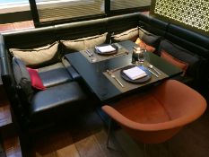 1 x Luxurious High End Seating Booth With Dining Table and Eames Style Chair - Tastefully