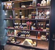 5 x Rustic Timber Shelves With Integrated Light Fittings - Excellent Shelving Unit Suitable For