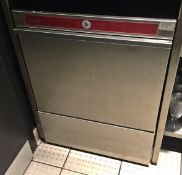 1 x Hobart Bar Aid 500 Premium Glasswasher - High Capacity 500mm Basket Glasswasher - CL128 -