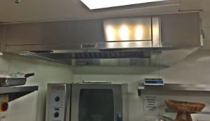 1 x Halton Stainless Steel Extractor Hood plus Filters - Measurements 155cm x 160cm x height