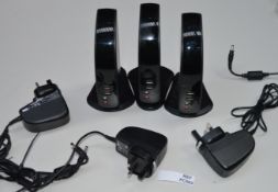 3 x Lenovo USB 2.0 Port Replicators with Digital Video - Includes Power Packs - Model VDK8736 -