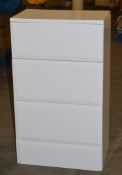 1 x Vogue Bathrooms KUDOS Bathroom BTW Toilet Unit - 500mm Width - Maple Shaker Style - CL034 - Does