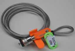1 x Kensington Security Lock For Laptops, Computers, Monitors and More - Good Condition - Includes
