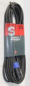 3 x Stagg 10 Metre High Quality Speaker Cables - Product Code SSP10SP15 - Brand New Stock -