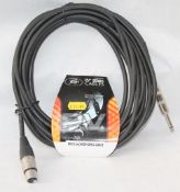 1 x Peavey PV Series 6.1m High Zmic Cable - Brand New Stock - CL020 - Ref Pro 209 - Location: