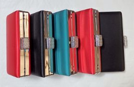 *Mixed Lot* 5 x Juliette Evening Bag By ICE London In Assorted Colours - New / Unused Stock - MADE