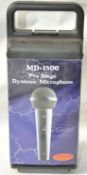 1 x Stagg MD-1500 Pro Stage Dynamic Microphone - Suitable For Vocalists and Musicians - Brand New