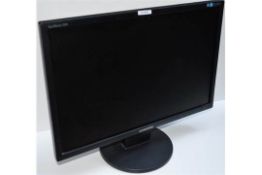 1 x Samsung 2243NW 22 Inch Flat Screen Monitor - Without Cables (Requires Kettle Lead For Power) -